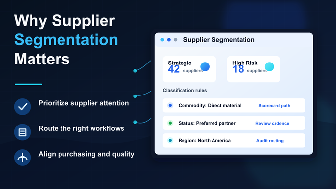 Why Supplier Segmentation Is the Foundation of Better Supplier Management