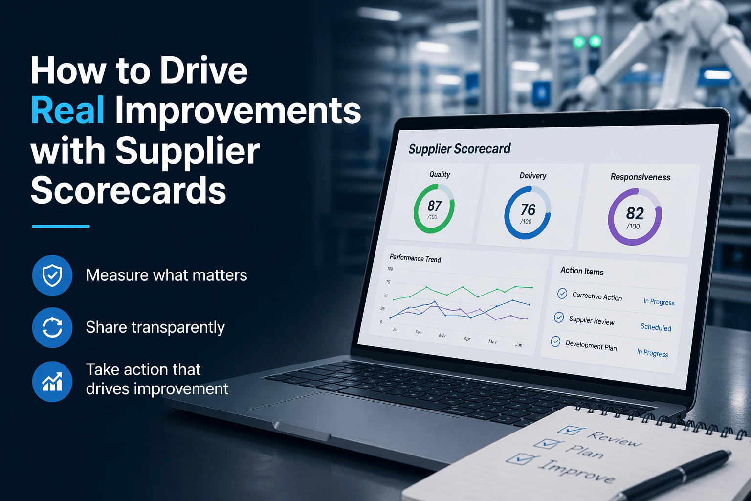 How to Drive Real Improvements with Supplier Scorecards