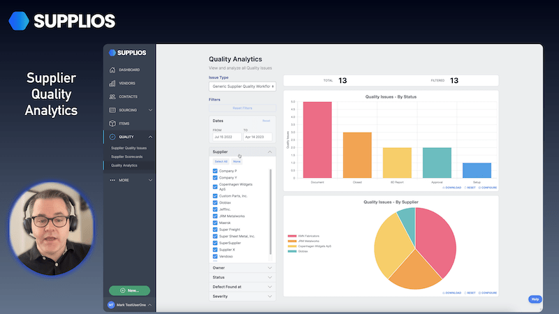 Supplier Quality Analytics